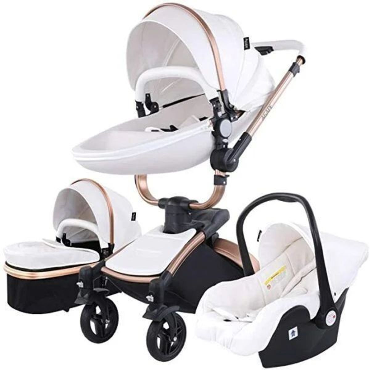 VOYAGE - Coche Travel System Max of Aulon 360 White