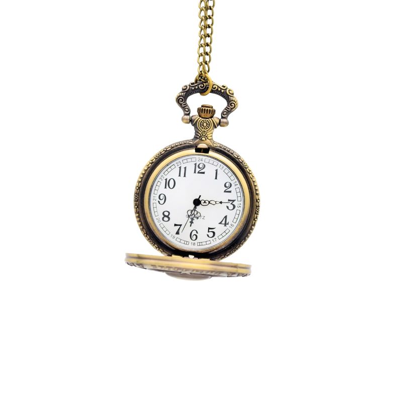 SOLEIO - Reloj De Bolsillo Cuarzo Calavera