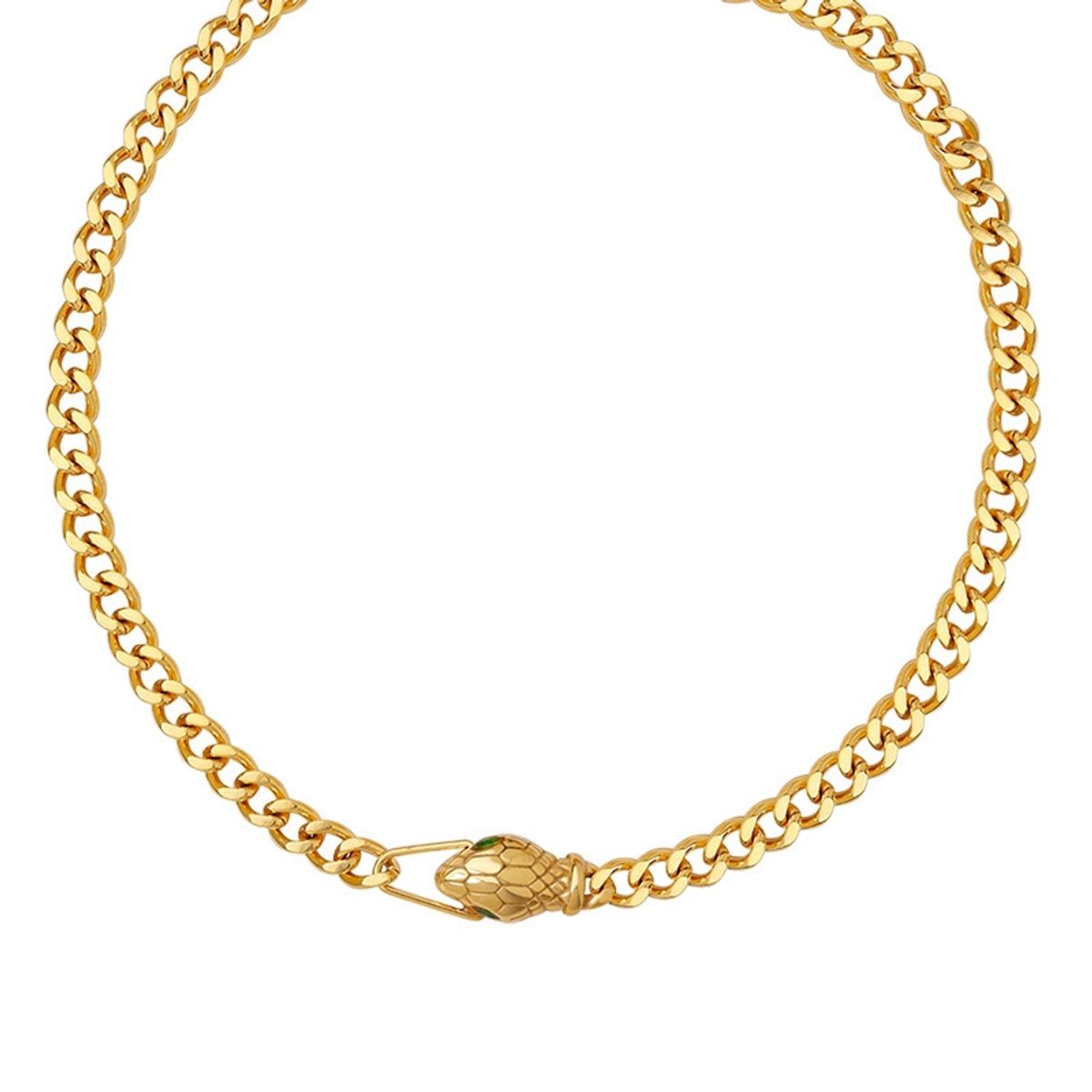 LUX JOYAS - Collar Baño Oro 18k Serpiente Choker