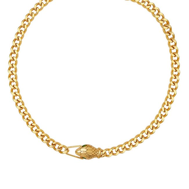 LUX JOYAS - Collar Baño Oro 18k Serpiente Choker
