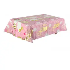 GENERICO - Mantel Plastico Its a Girl Rosa 137x183cm