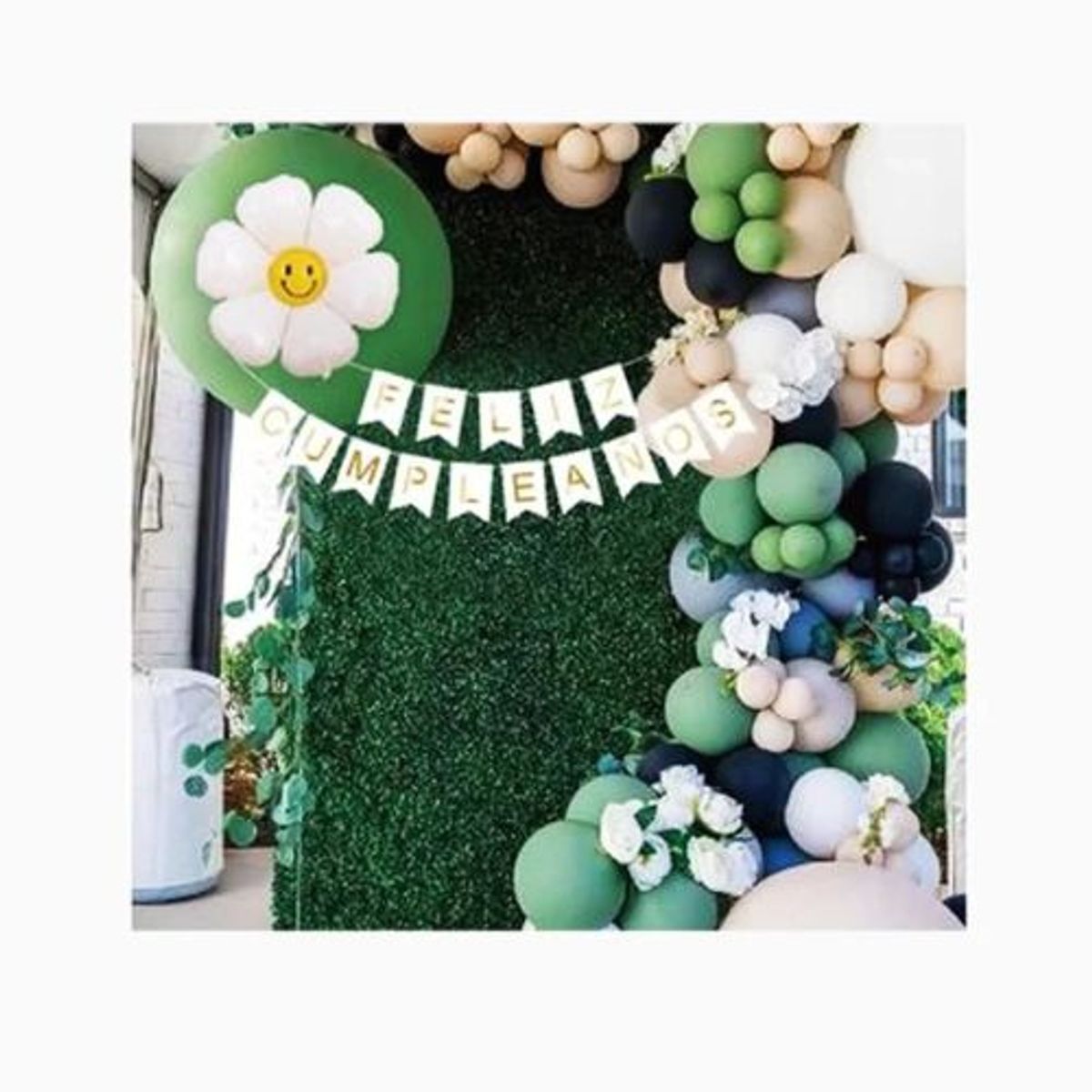 GENERICO - Cadena Globos Cumpleaños 63 Pcs Varios Colores