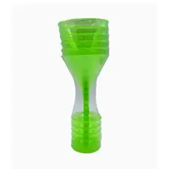 GENERICO - Copa Martini Plástica Color Verde 6 Unidades