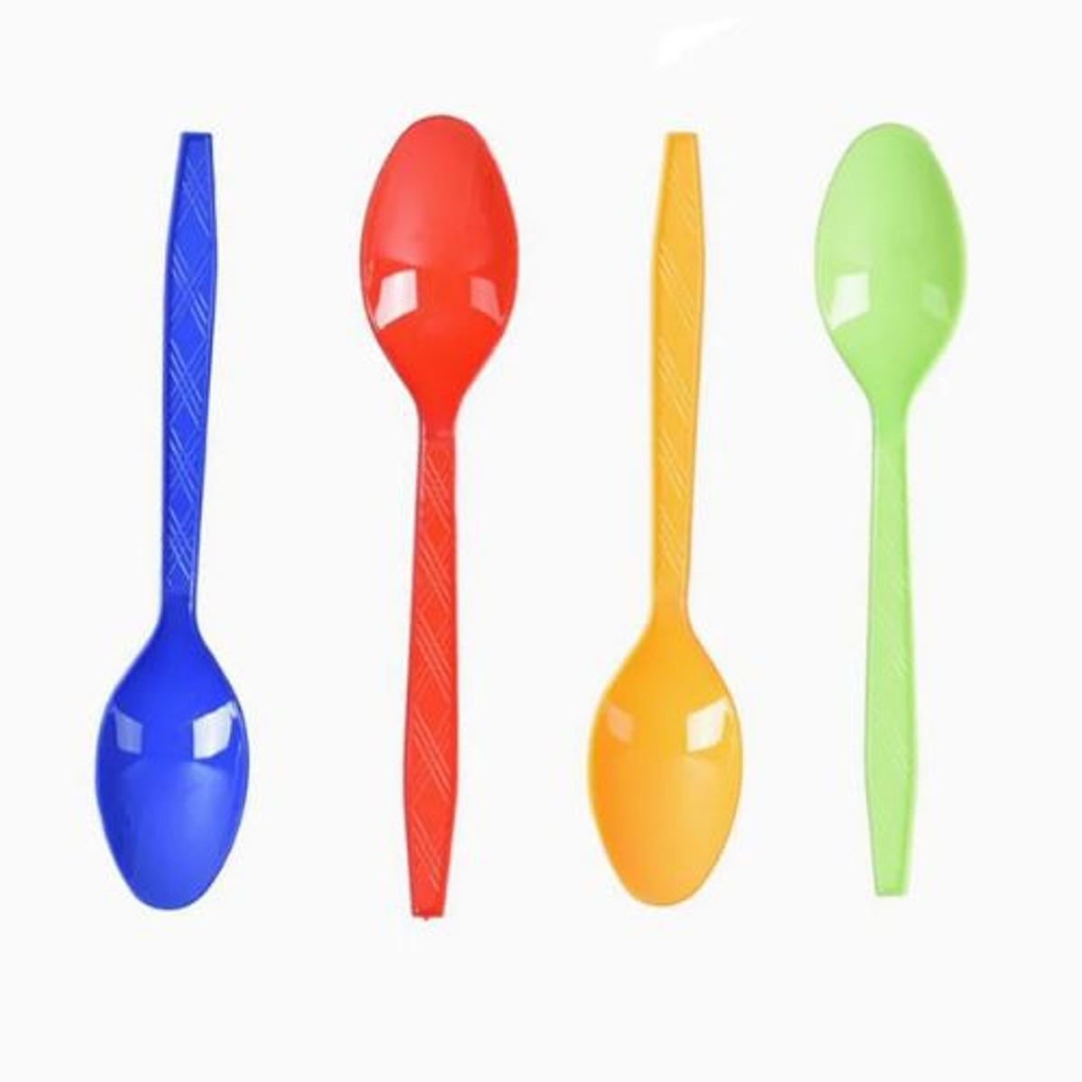 GENERICO - Cuchara De Material Plástico Varios Colores 15X3 Cm