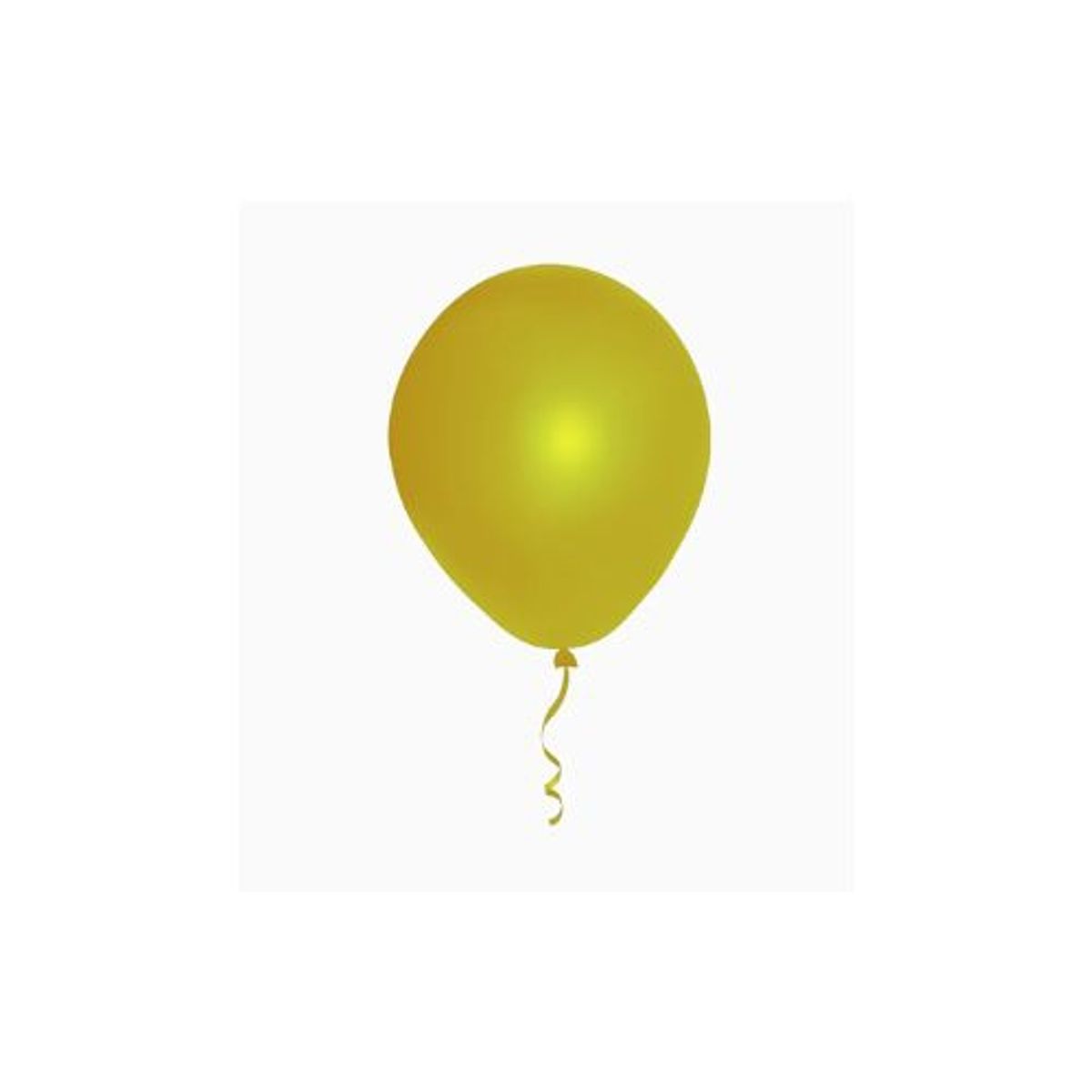GENERICO - Globos Latex Color Amarillos 100 Unidades 23 Cm