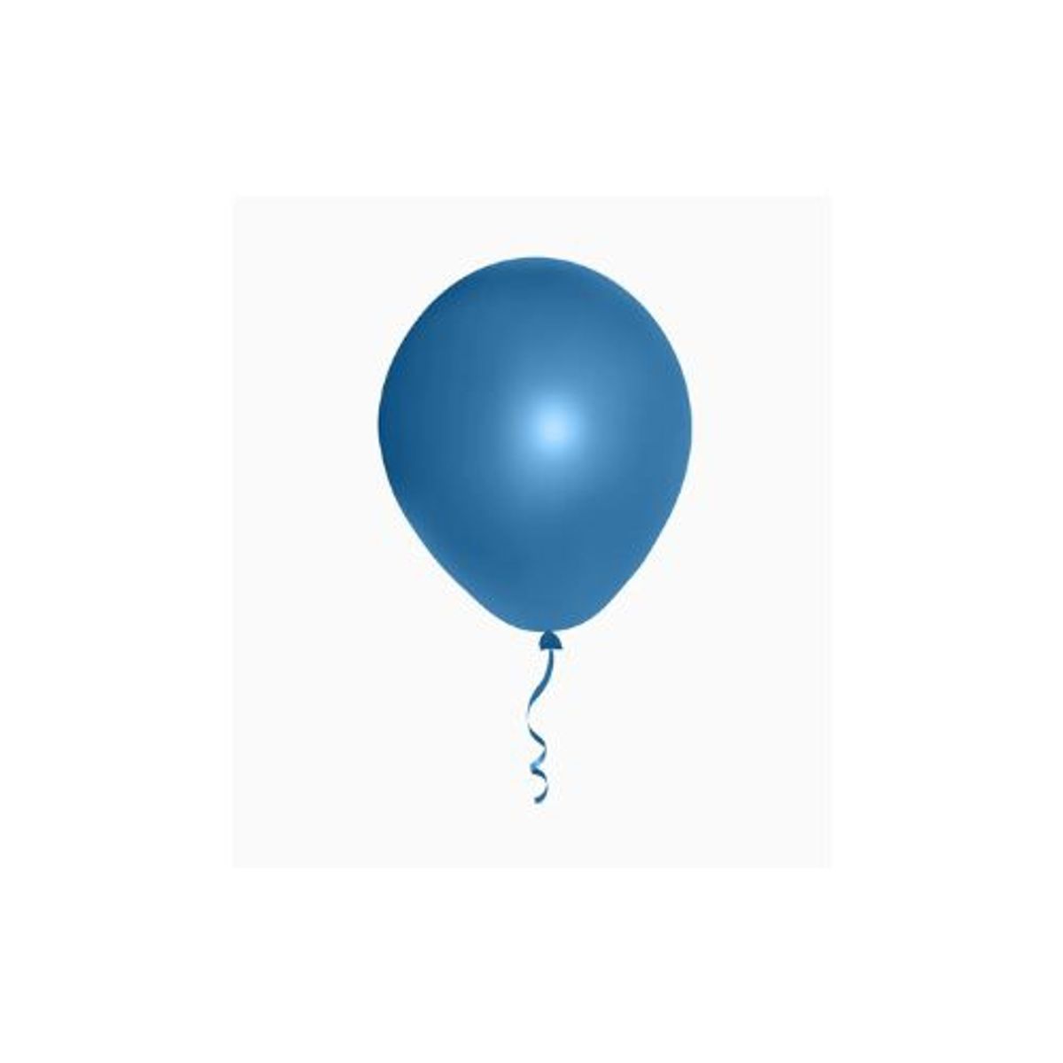 GENERICO - Globos Latex Color Celeste 100 Unidades 23 Cm