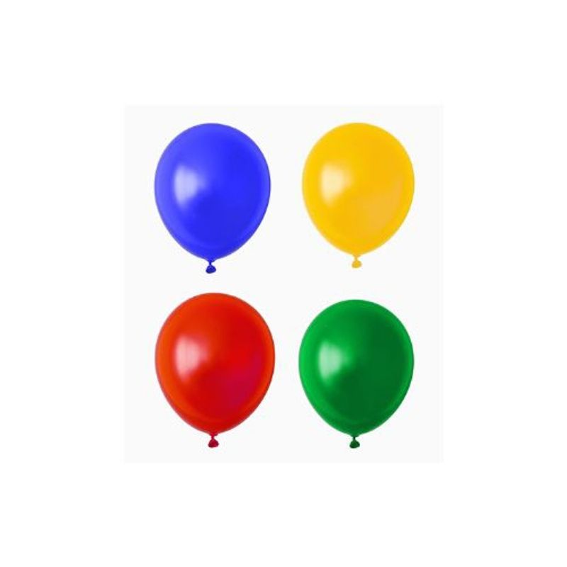 GENERICO - Globos Cumpleaños 100 Unidades Varios Colores