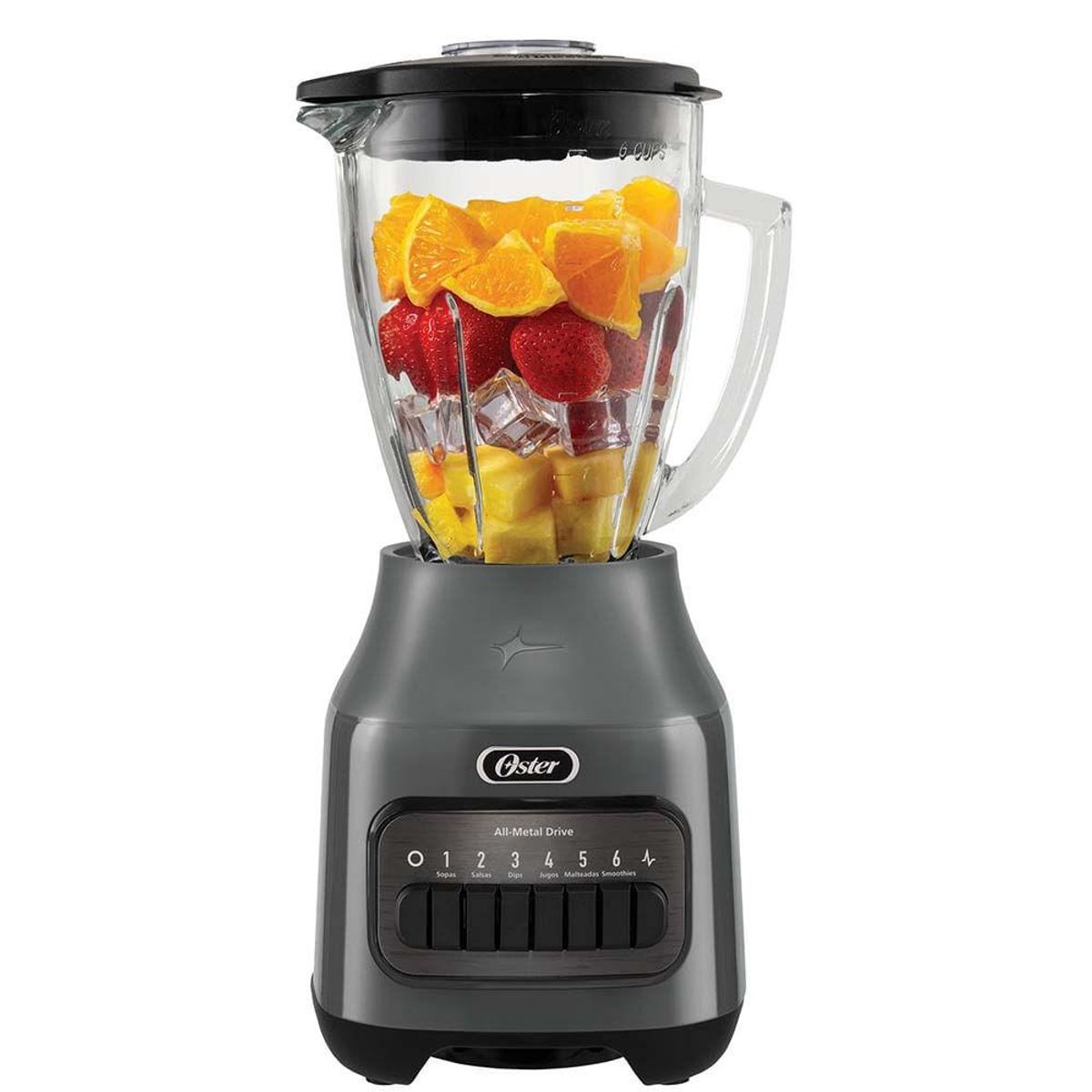 OSTER - Licuadora Oster Vaso Vidrio  6 Vel  BLSTPEG-GPB