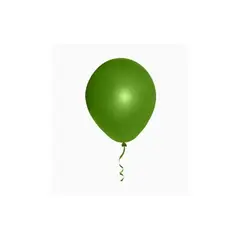 GENERICO - Globos Color Verde 100 Unidades 23 Cm Inflado