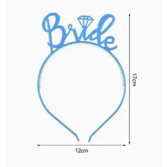 GENERICO - Horquilla Bride Color Celeste 17X12 Cm