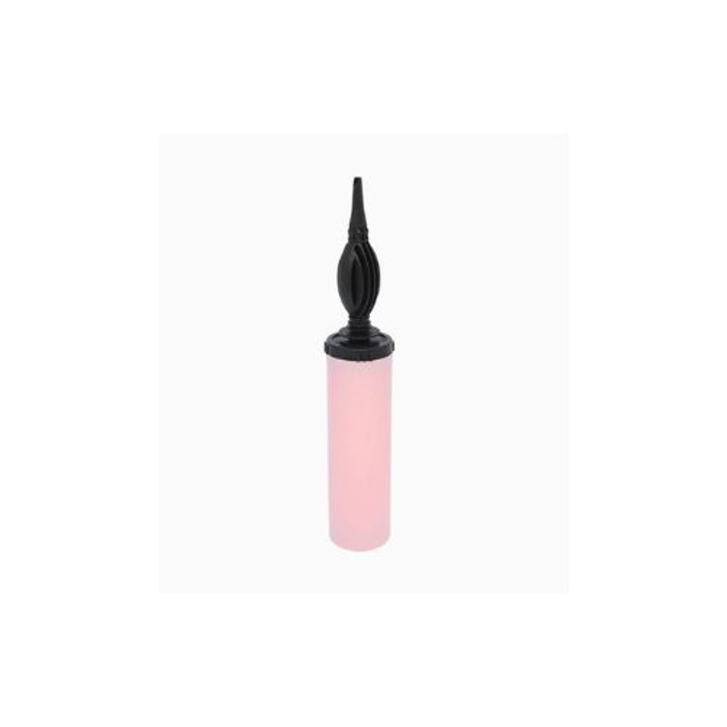 GENERICO - Inflador Globos Bombín Color Rosa 28 Cm