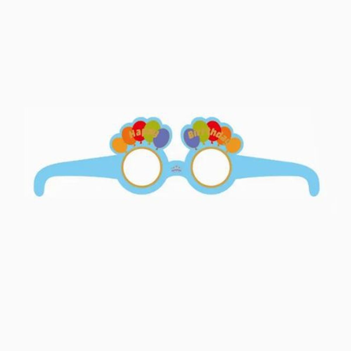 GENERICO - Lentes De Cumpleaños Color Celeste 40X11 Cm