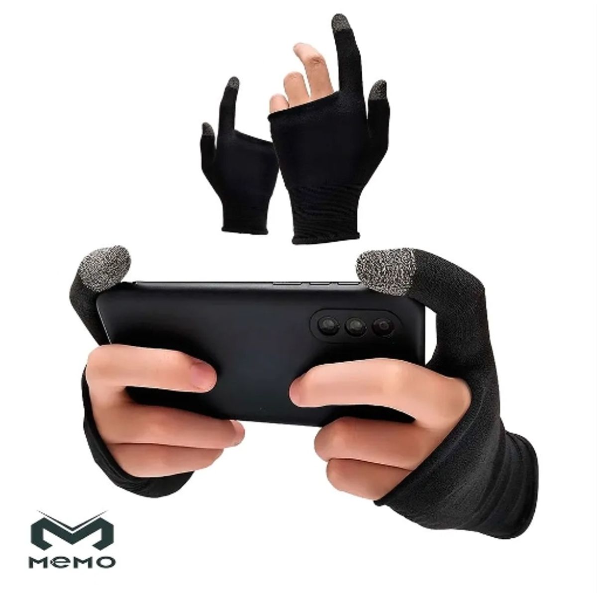 MEMO - Guantes Gamer Memo Profesional FS01 Fundas Transpirables