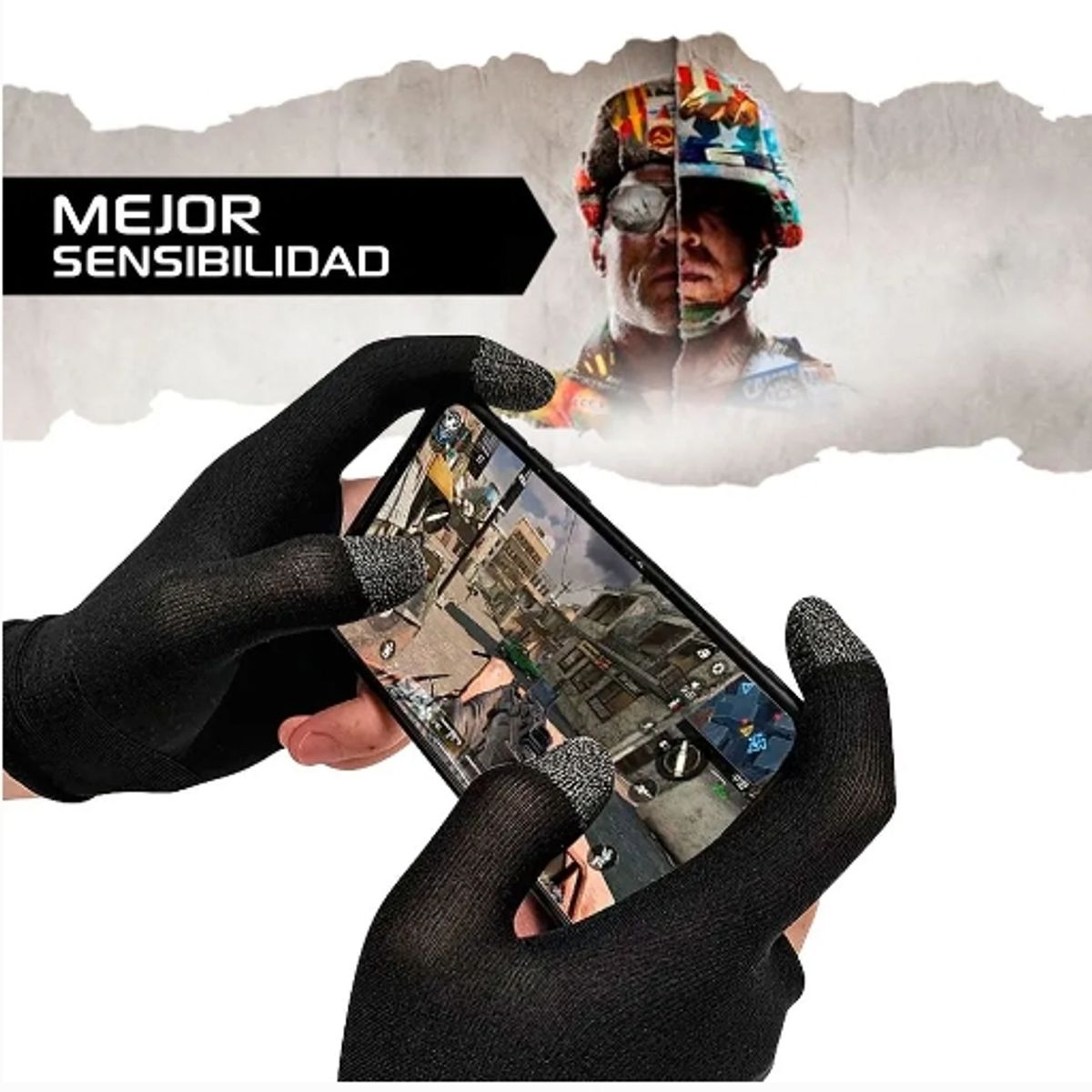 MEMO - Guantes Gamer Memo Profesional FS01 Fundas Transpirables