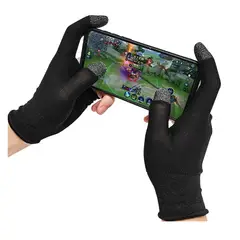 MEMO - Guantes Gamer Profesional FS02 Fundas Transpirables
