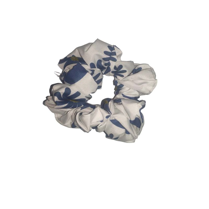 GENERICO - Scrunchie Colet para el cabello XL Blanco  Celeste