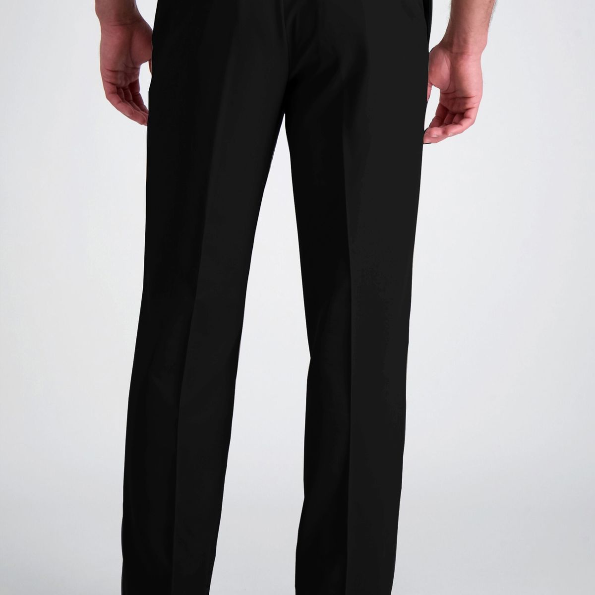 90 GRADOS - Pantalón de Gabardina Pinzado Negro 58