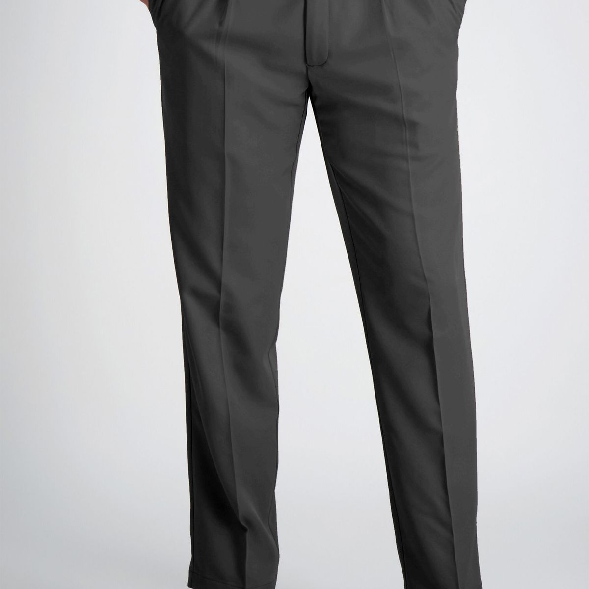 90 GRADOS - Pantalón de Gabardina Pinzado Gris 46