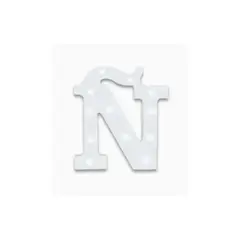 GENERICO - Letras Con Luces Led Ñ Color Blanco Plastico