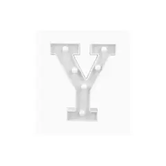 GENERICO - Letras Con Luces Led Y Color Blanco Plastico