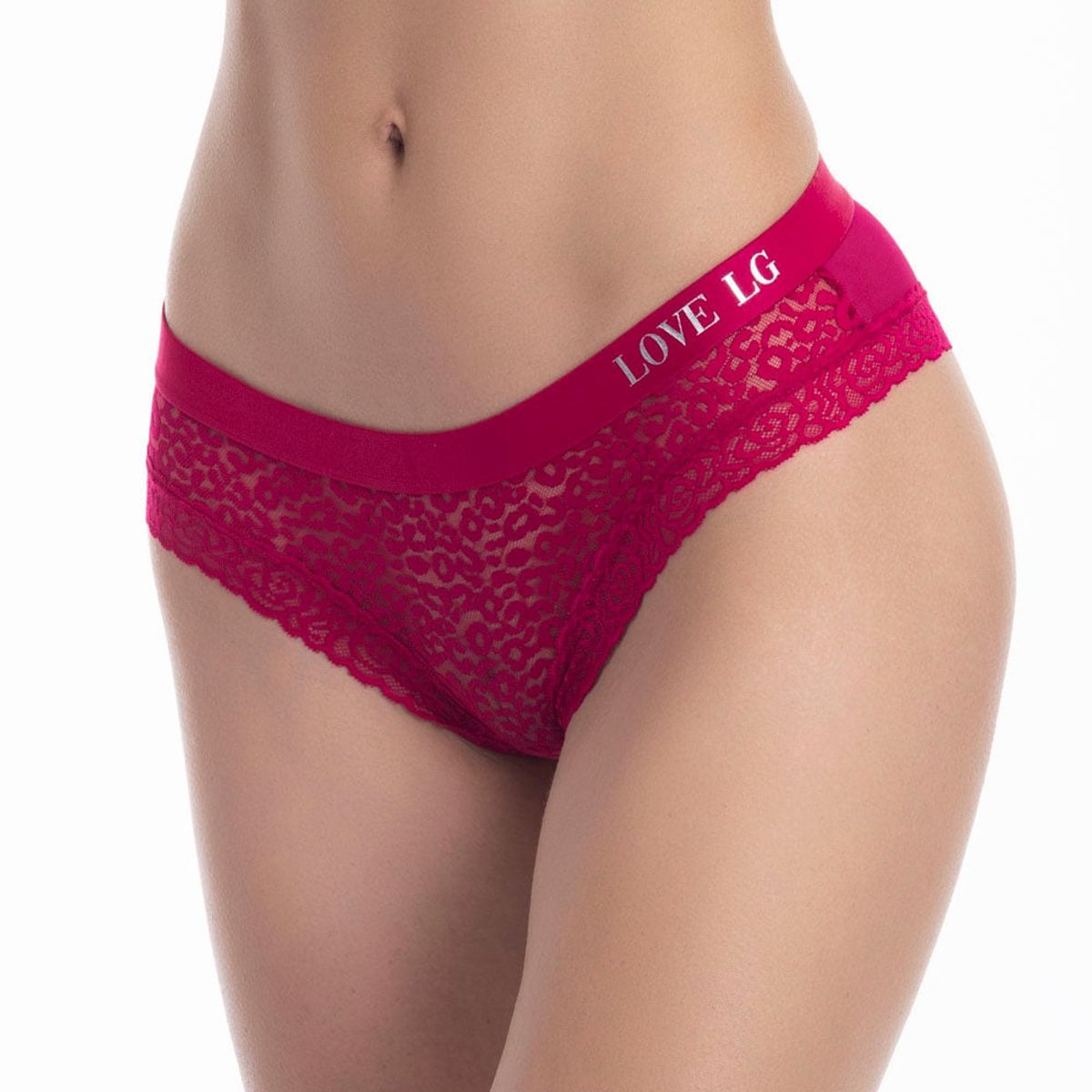 LADY GENNY - Calzon microfibra con ENCAJE