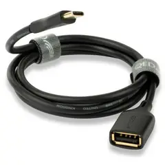 GENERICO - Cable USB A-C F Hembra extensor 015m Connect QED