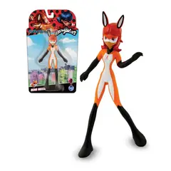MIRACULOUS - Figura 13 Cms De Goma Flexible - RENA ROUGE