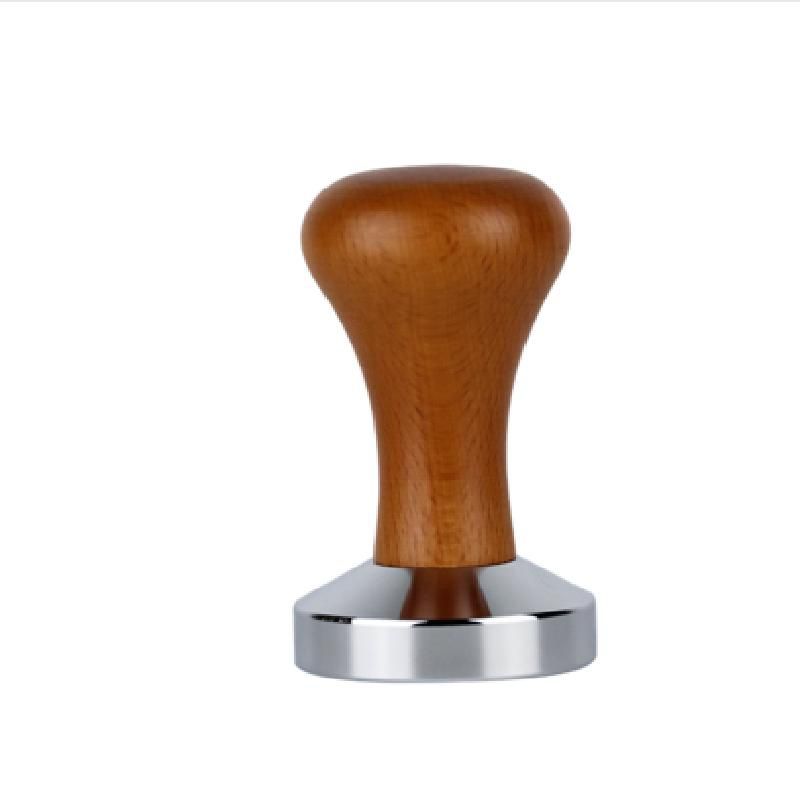GENERICO - Martillo de Cafetera Espresso de Acero Inox con Mango Madera