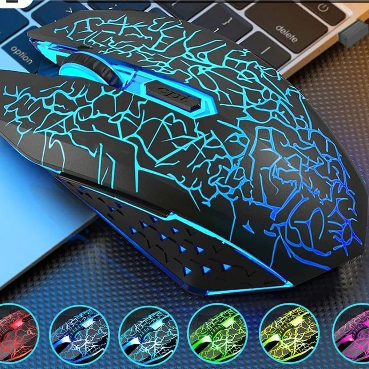 URBANO LABS - Mouse Gamer Con Luces LED RGB