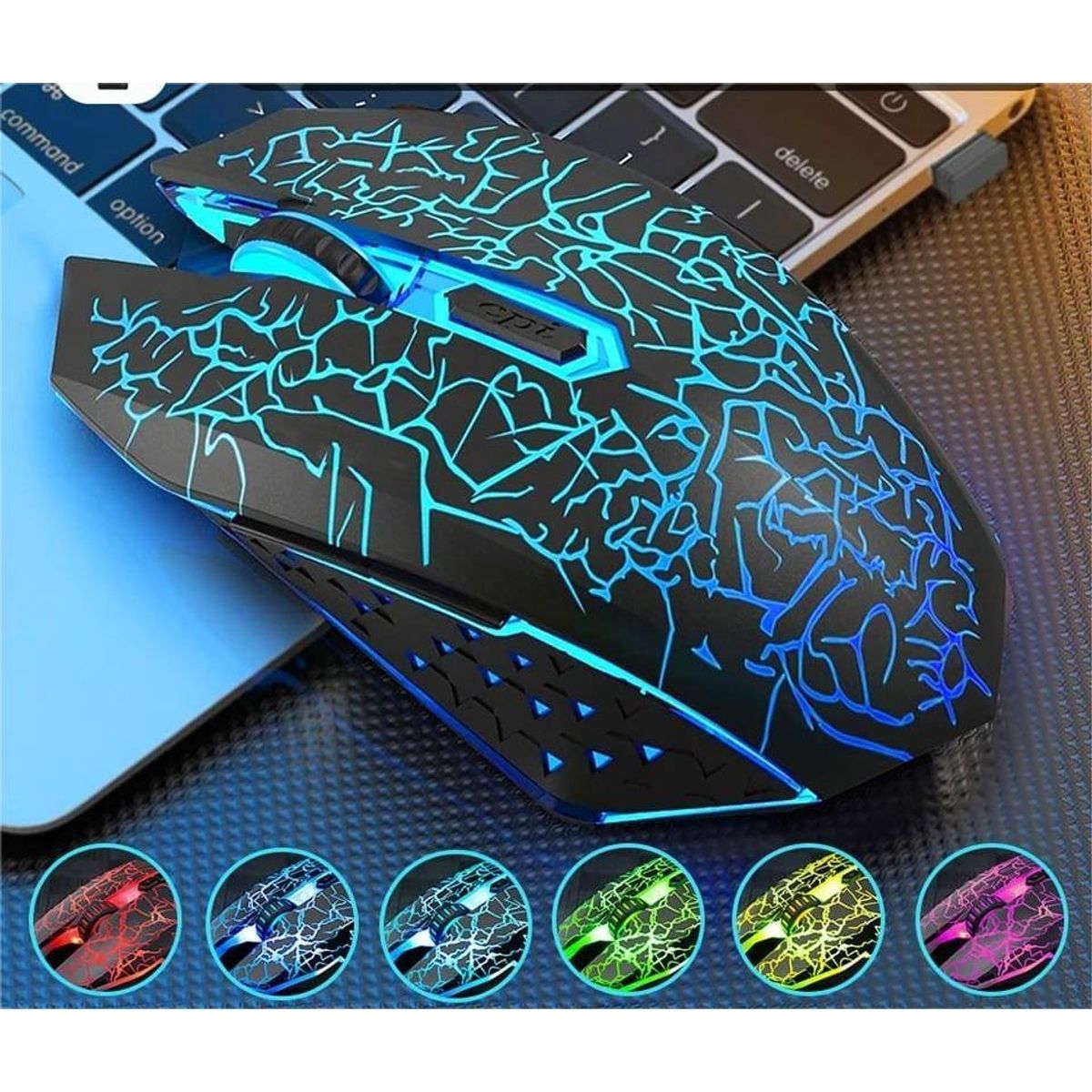 URBANO LABS - Mouse Gamer Con Luces LED RGB