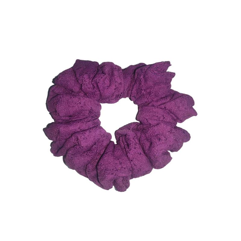 GENERICO - Scrunchie Colet para el cabello XL Floral Morado