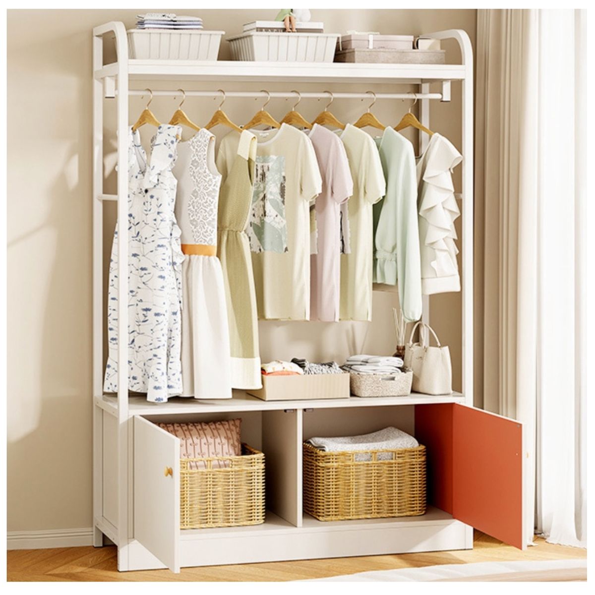 HOMER DESIGN - Closet Armario Dormitorio Organizador De Ropa 170x120x40cm