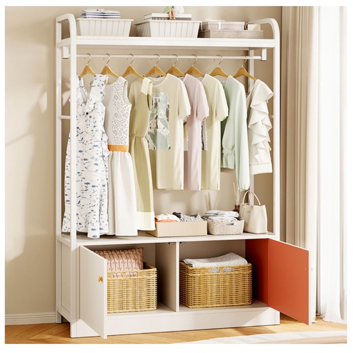 HOMER DESIGN - Closet Armario Dormitorio Organizador De Ropa 170x120x40cm