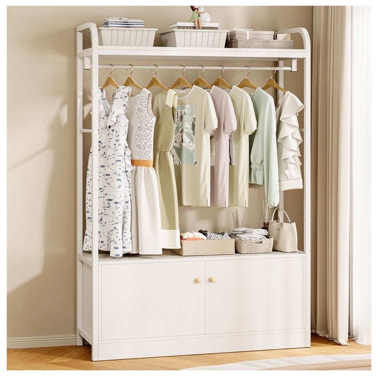 HOMER DESIGN - Closet Armario Dormitorio Organizador De Ropa 170x120x40cm