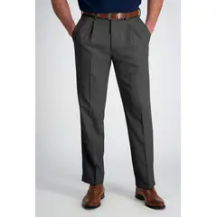 90 GRADOS - Pantalón de Gabardina Pinzado Gris 42