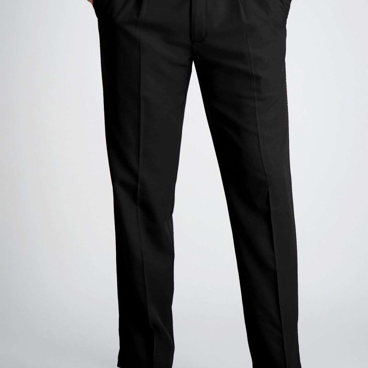 90 GRADOS - Pantalón de Gabardina Pinzado Negro 56