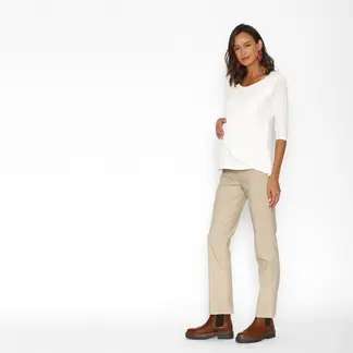 NALA - Pantalón Maternal Bengalina Beige