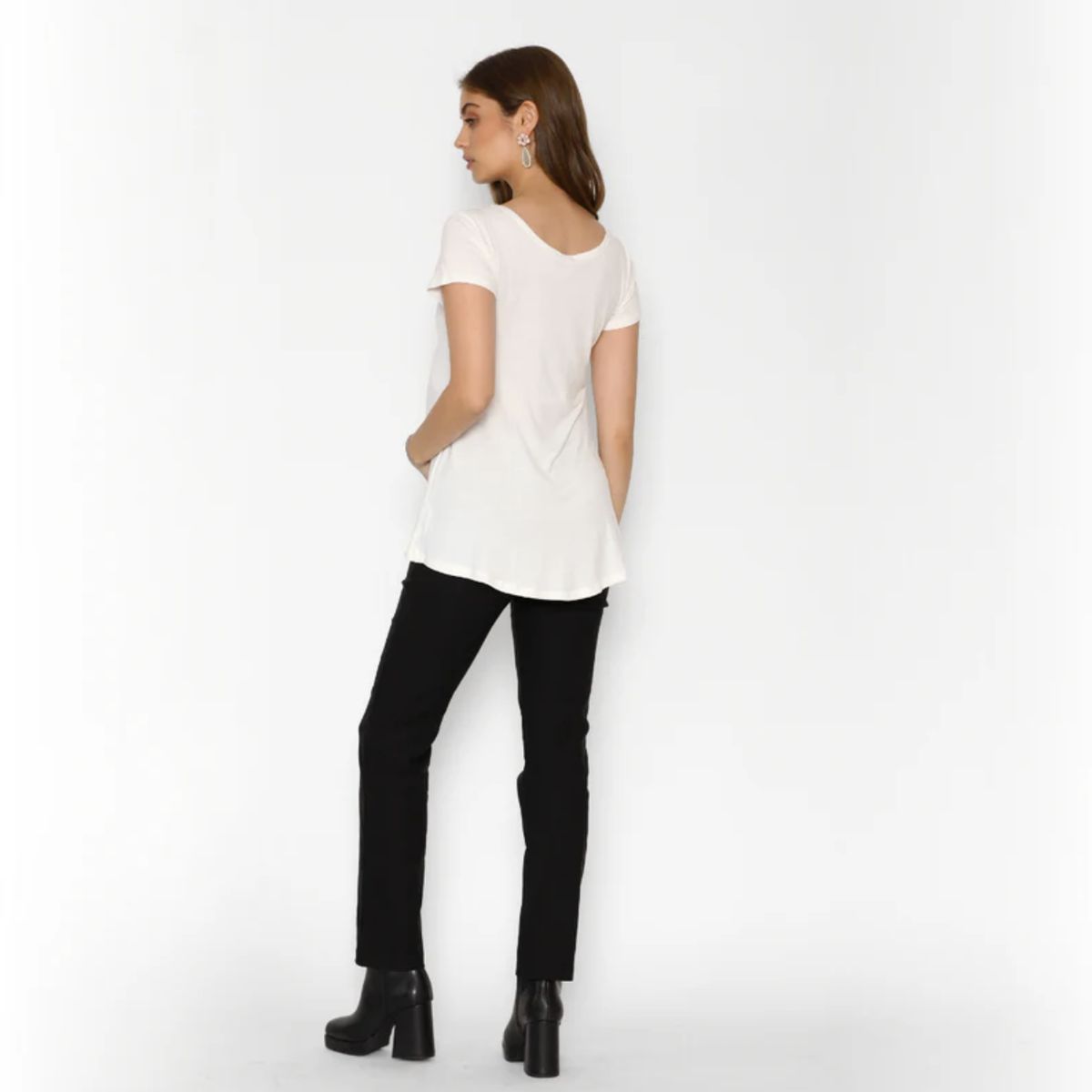 NALA - Pantalón Maternal Bengalina Negro