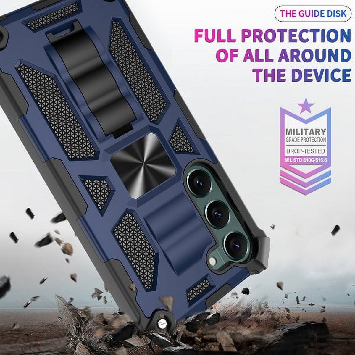 GENERICO - Carcasa Antigolpe Reforzada Compatible con Samsung Galaxy A05 Azul