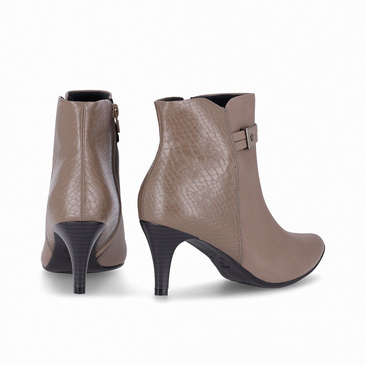 PICCADILLY - Botin Mujer Taupe Luiza Piccadilly