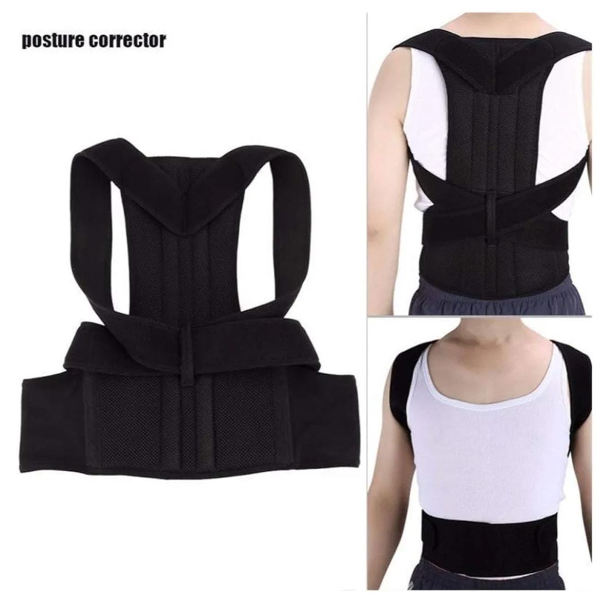 GENERICO - Suspensor de Espalda Y Postura Protección Lumbar PREMIUM.-