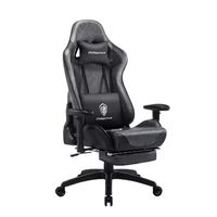 Silla Gamer Dowinx BLACK CARBÓN Con Masajeador Lumbar