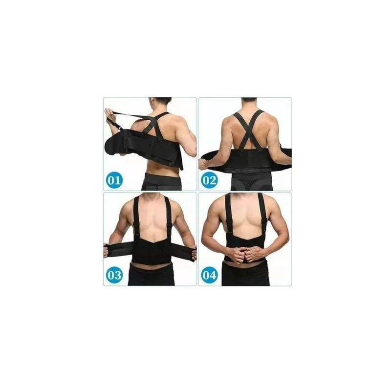 GENERICO - Faja Lumbar Alivia el Dolor de EspaldaProtección de Carga