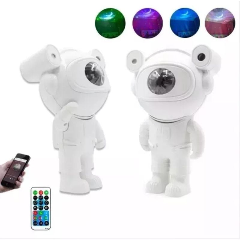 GENERICO - Proyector Lámpara Luz Led Galaxia Astronauta Blanco