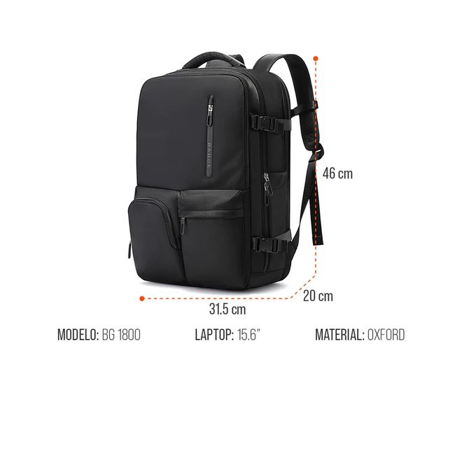BANGE - Mochila Viajero Impermeable 28L Bange BG-1800