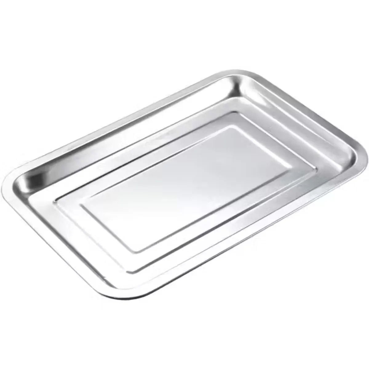 GENERICO - Bandeja Profunda Horno Parrilla Acero Multiuso 40 x 30cm