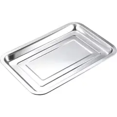 GENERICO - Bandeja Profunda Horno Parrilla Acero Multiuso 40 x 30cm
