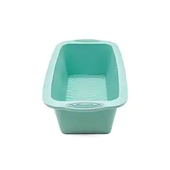 GENERICO - Molde De Silicona Rectangular Para Pan Molde Queque Color Celeste