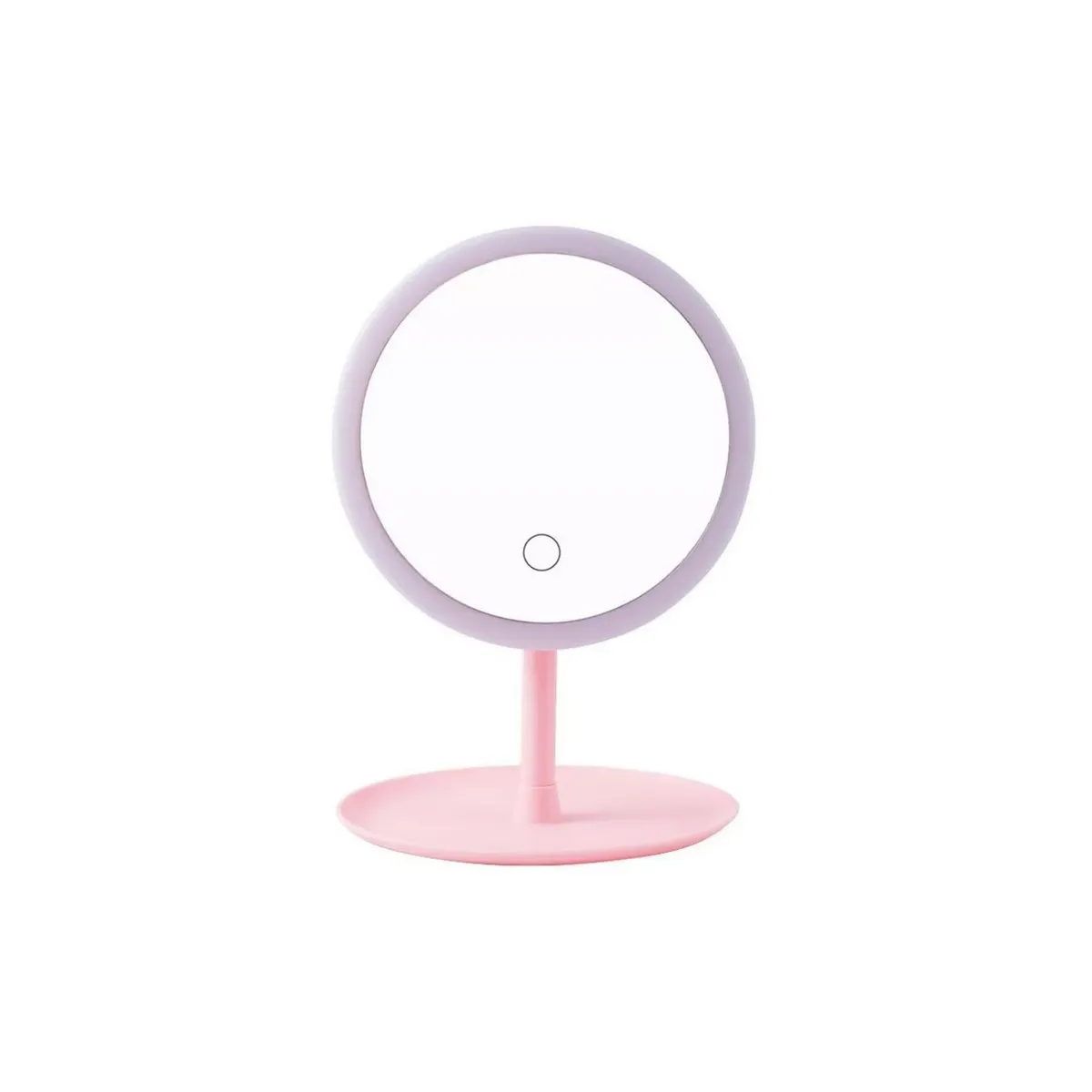 GENERICO - Espejo Con Luz Led Plegable Redondo Recargable