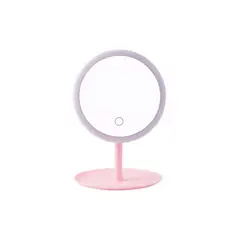GENERICO - Espejo Con Luz Led Plegable Redondo Recargable